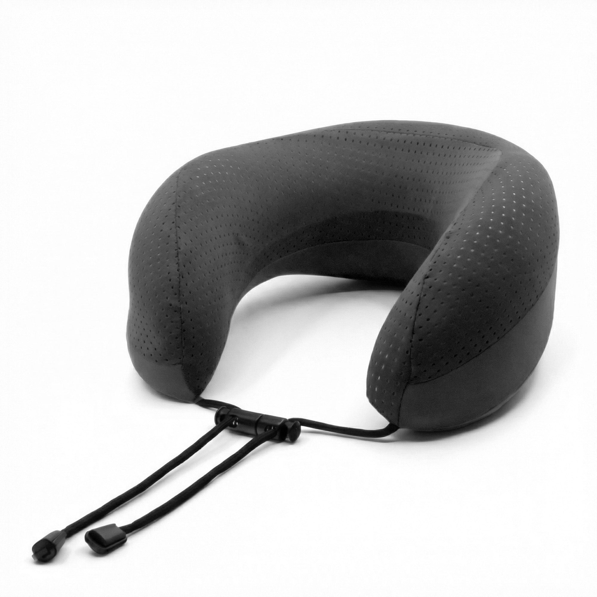 Intervision Mesh Memory Foam Travel Pillow - Grey
