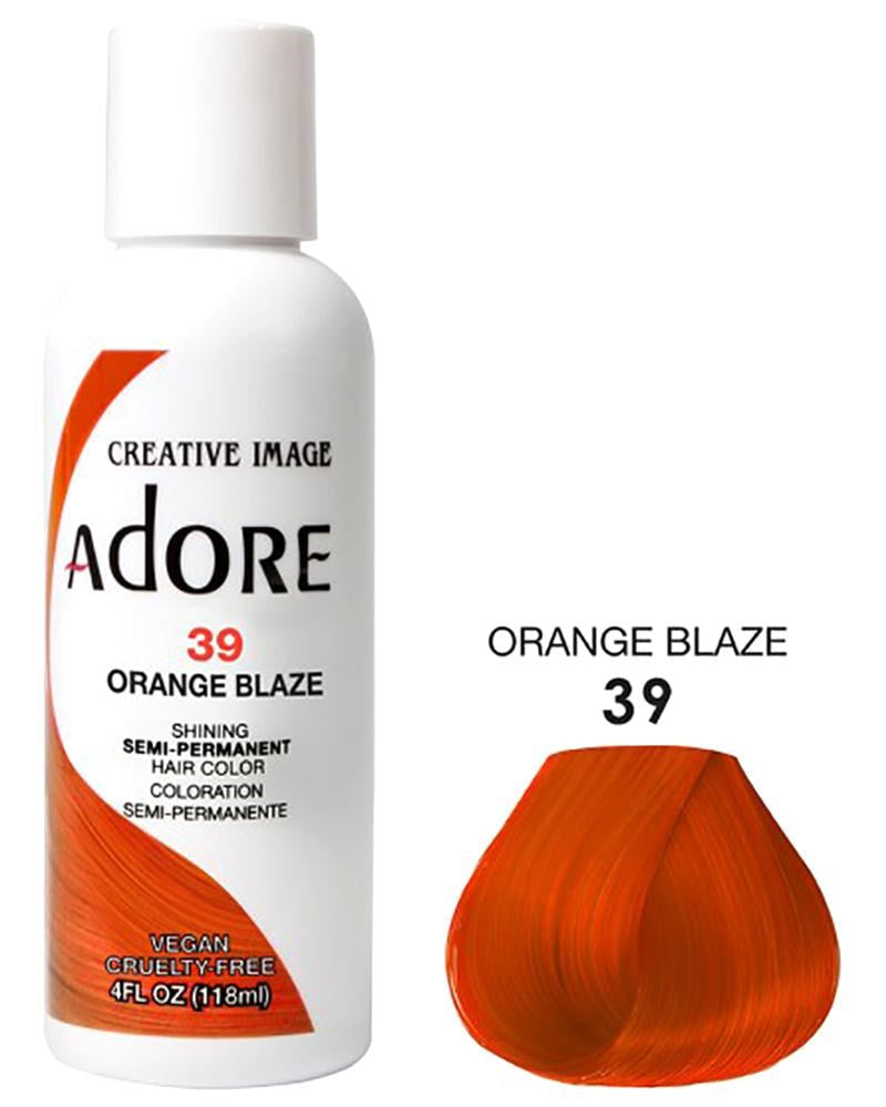 ADORE SEMI Permanent Hair Color (4oz) - 039 Orange Blaze