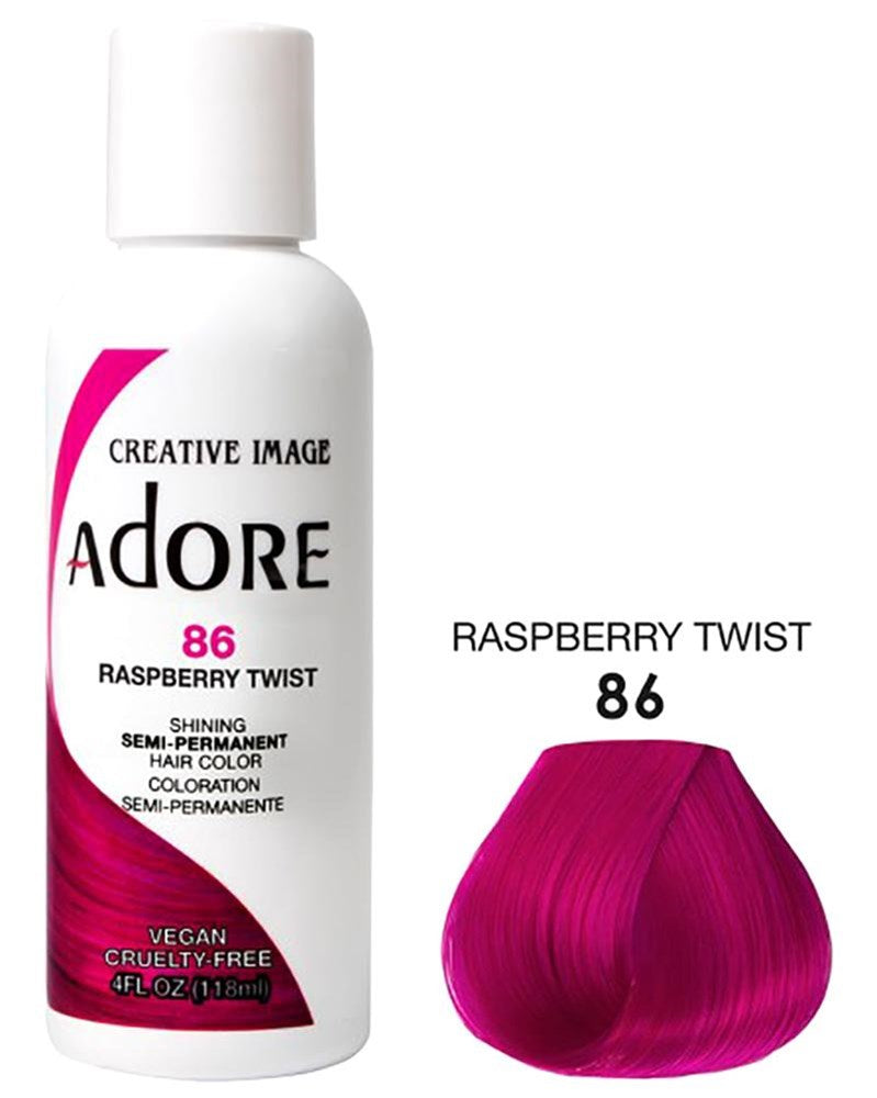 ADORE SEMI Permanent Hair Color (4oz) - 086 Raspberry Twist