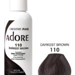 ADORE SEMI Permanent Hair Color (4oz) - 110 Darkest Brown