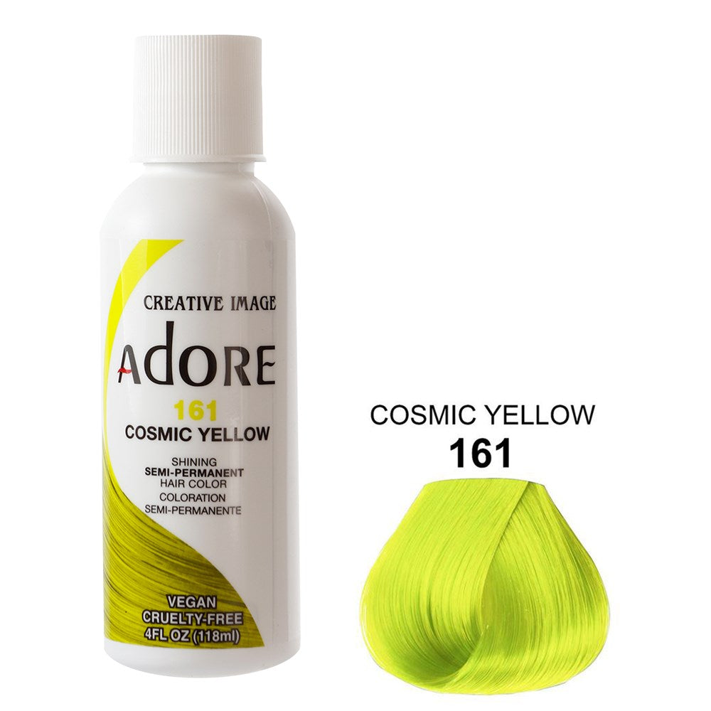 ADORE SEMI Permanent Hair Color (4oz) - 161 Cosmic Yellow