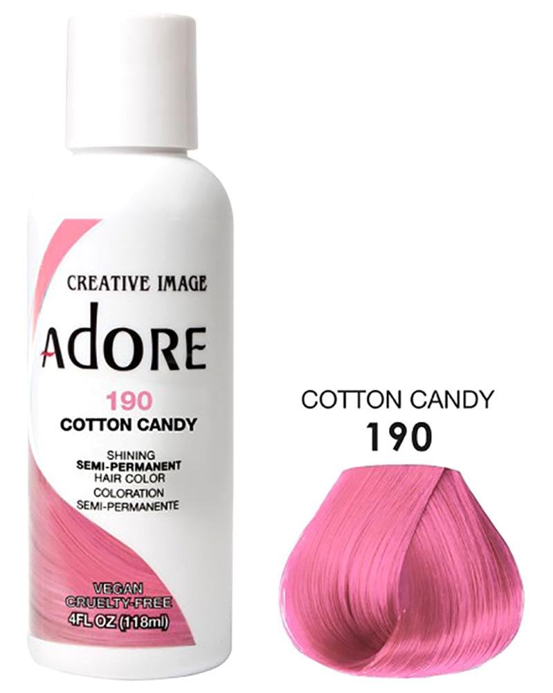 ADORE SEMI Permanent Hair Color (4oz) - 190 Cotton Candy