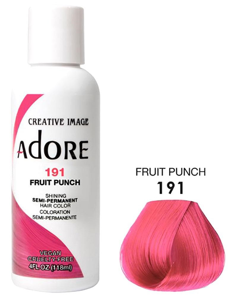 ADORE SEMI Permanent Hair Color (4oz) - 191 Fruit Punch