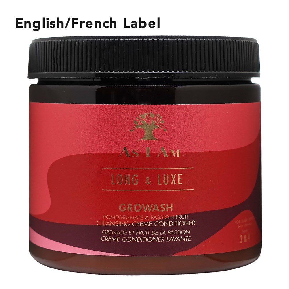 AS I AM Long and Luxe GroWash (16oz) - EN/FR
