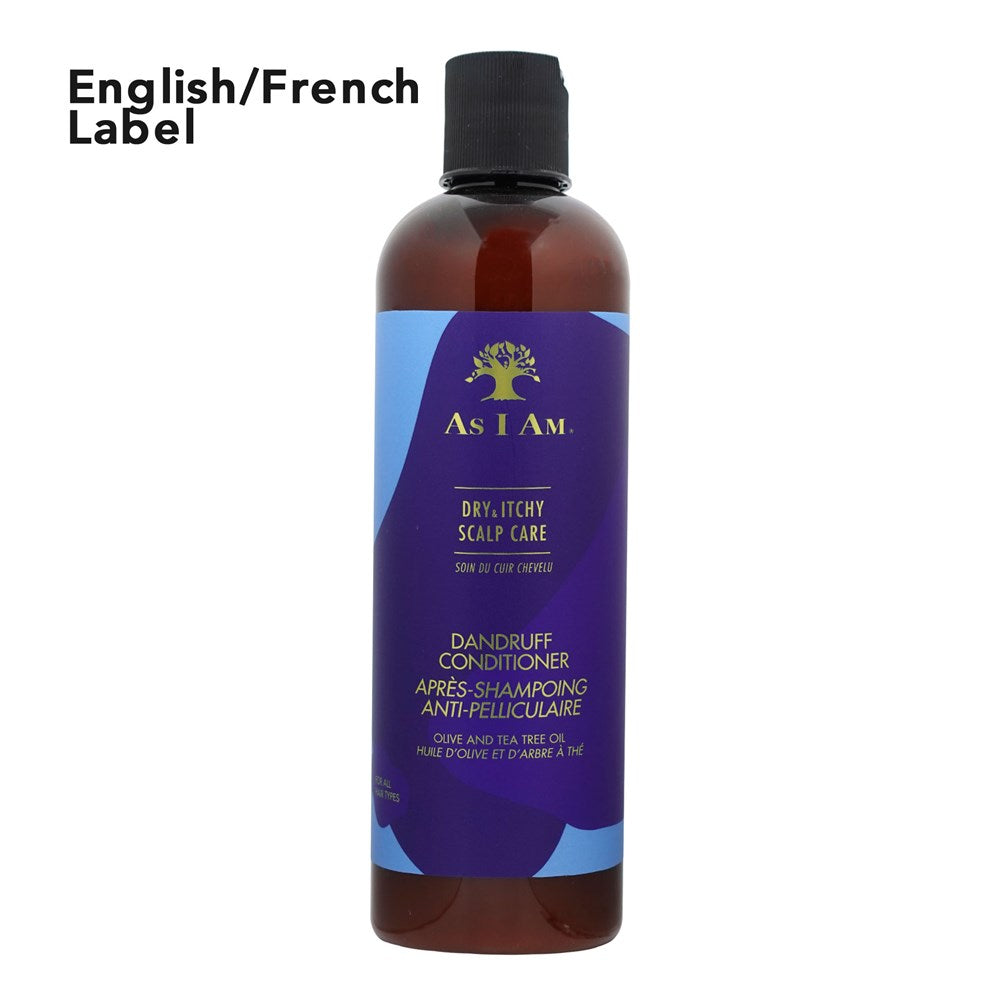 AS I AM Dry & Itchy Scalp Care Conditioner (12oz) - EN/FR