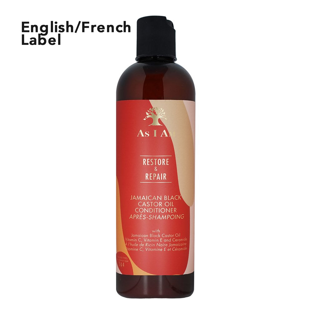 AS I AM Jamaican Black Castor Oil Conditioner (12oz) - EN/FR