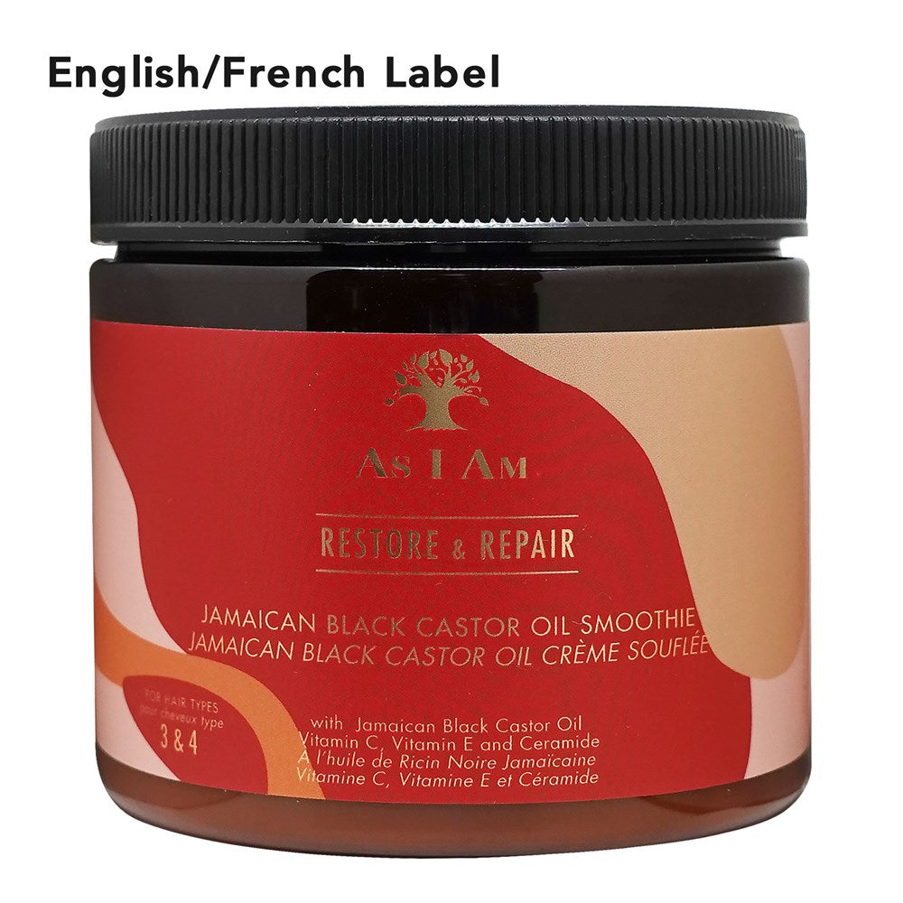 AS I AM Jamaican Black Castor Oil Smoothie (16oz) - EN/FR
