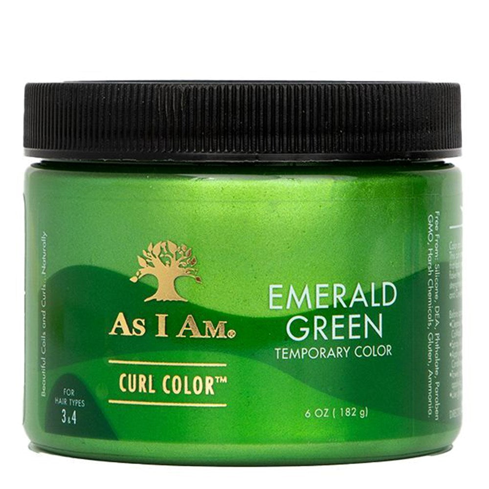AS I AM  Curl Color Temporary Color Gel (6oz) - Emerald Green (EN/FR)