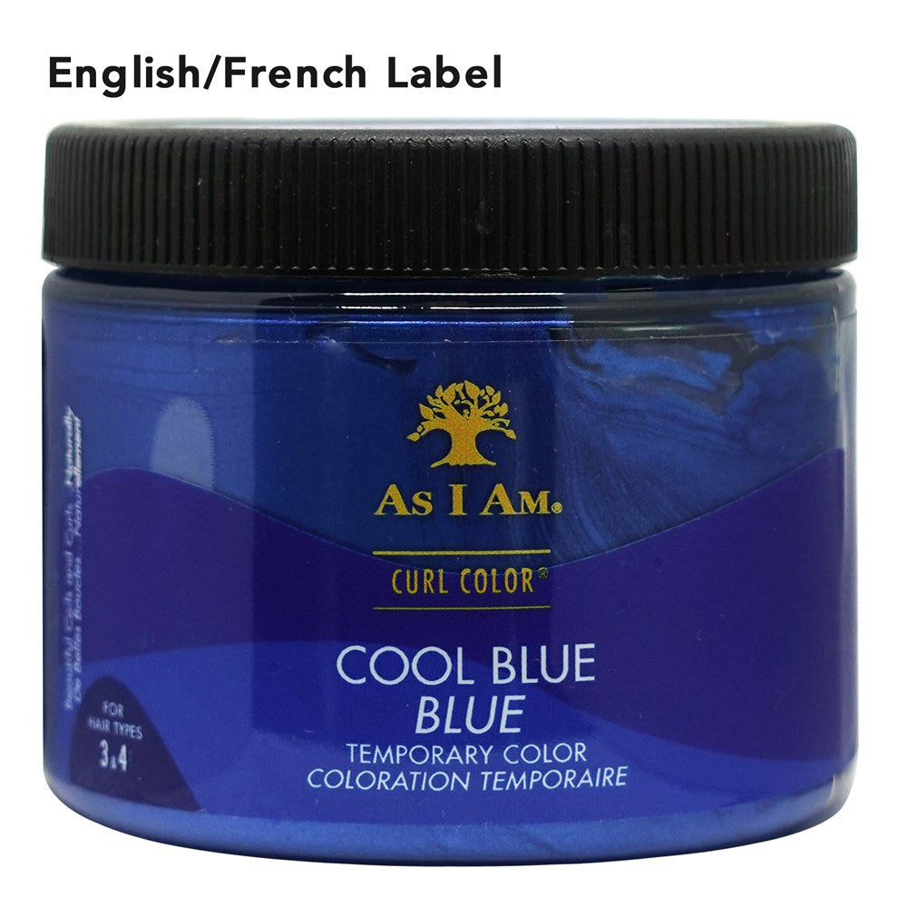 AS I AM  Curl Color Temporary Color Gel (6oz) - Cool Blue (EN/FR)