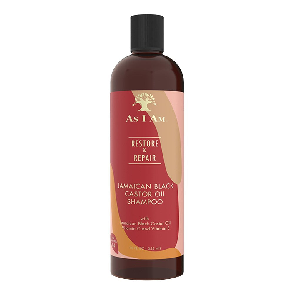 AS I AM Jamaican Black Castor Oil Shampoo (12oz) - EN/FR