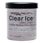 AMPRO Clear Ice - Protein Styling Gel [Ultra Hold] - 15oz