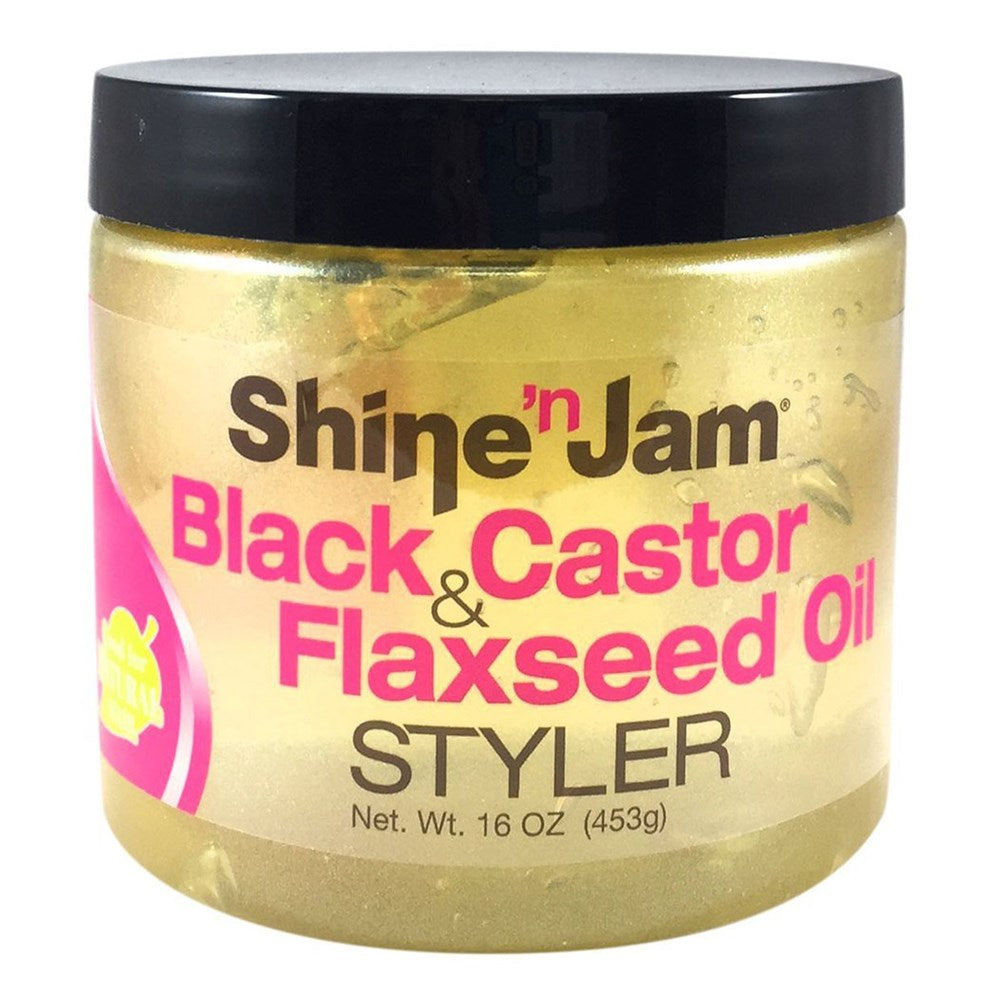 AMPRO Shine 'n Jam Gel [Black Castor & Flaxseed Oil] - 16oz