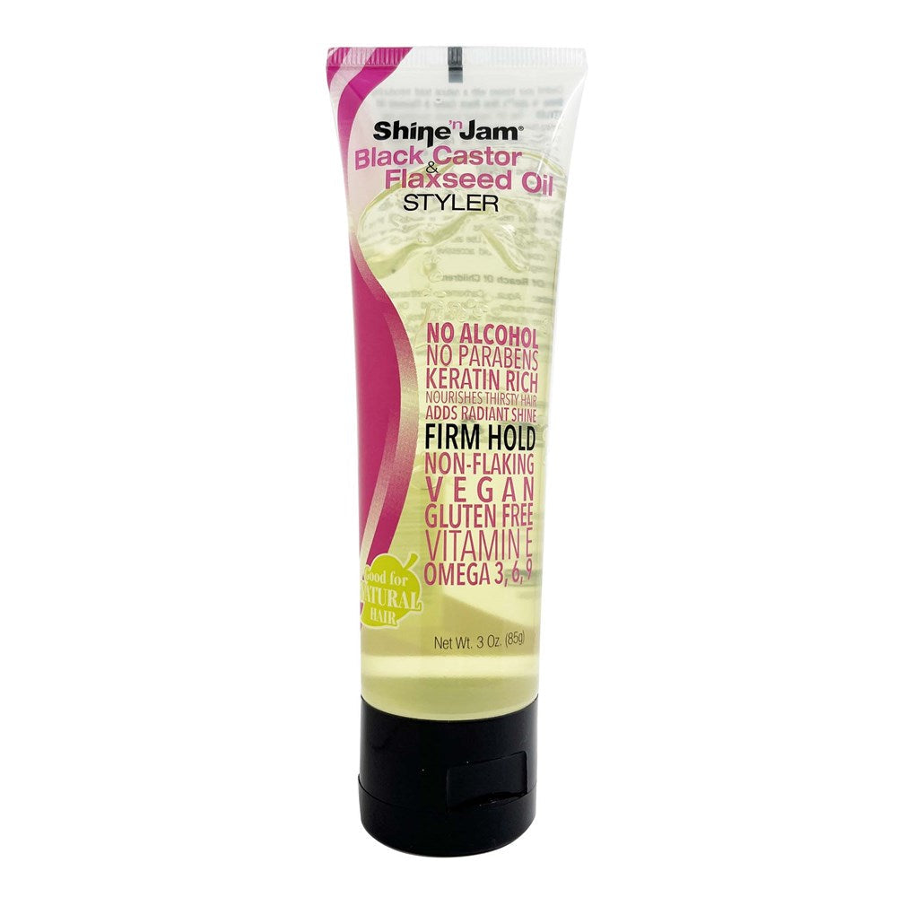 AMPRO Shine 'n Jam Gel [Black Castor & Flaxseed Oil] - 3oz