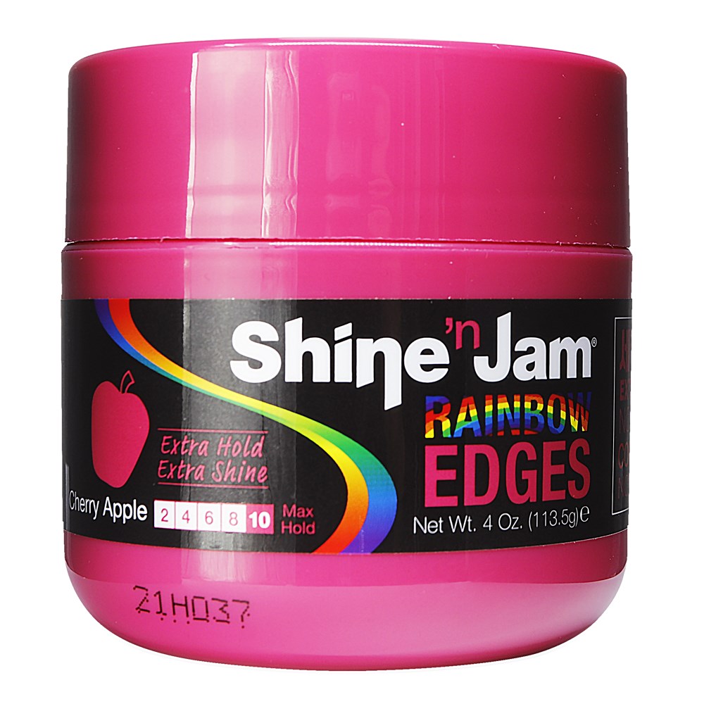 AMPRO Shine n' Jam Rainbow Edges [Extra Hold] (4oz) - Cherry Apple