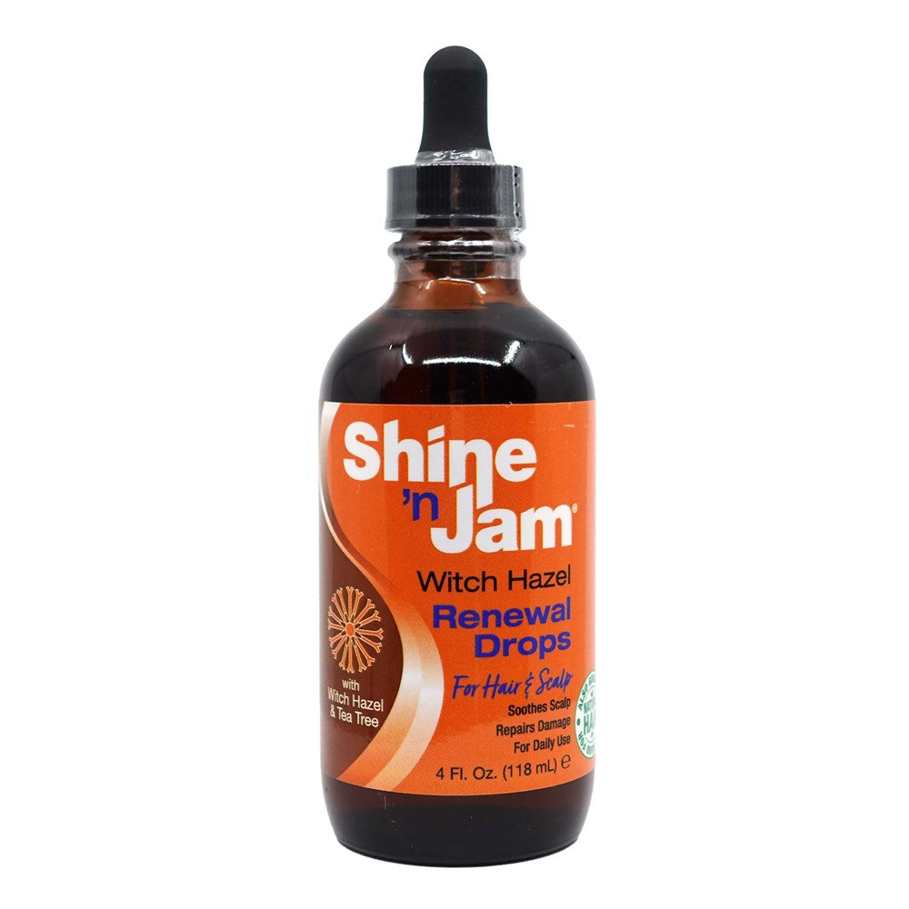AMPRO Shine 'n Jam Hair & Scalp Oil Drops (4oz) - With Hazel Renewal