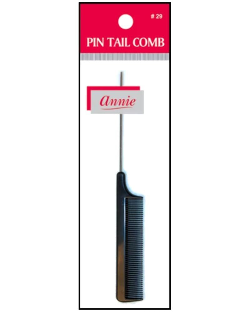 ANNIE Pin Tail Comb - Black