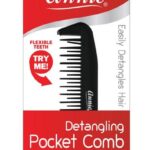 ANNIE Detangling Pocket Comb Black #195 [pc]