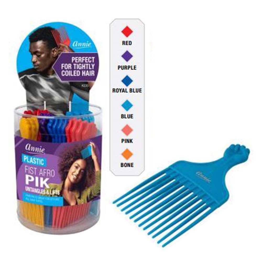 ANNIE Fist Styling Plastic Pik (24pcs/jar) - Assorted