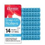 ANNIE Snap-On Rollers - Blue / Small (1/2" Diameter)