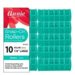 ANNIE Snap-On Rollers - Green / Large (7/8" Diameter)