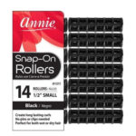 ANNIE Snap-On Rollers - Black / Small (1/2" Diameter)