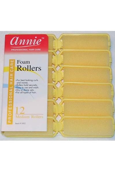 ANNIE Foam Rollers - Yellow / Medium (7/8" Diameter)