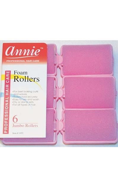 ANNIE Foam Rollers - Pink / Jumbo (1 1/2" Diameter)