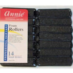 ANNIE Foam Rollers - Black / Small  (5/8" Diameter)