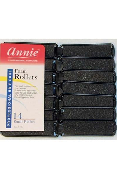ANNIE Foam Rollers - Black / Small  (5/8" Diameter)