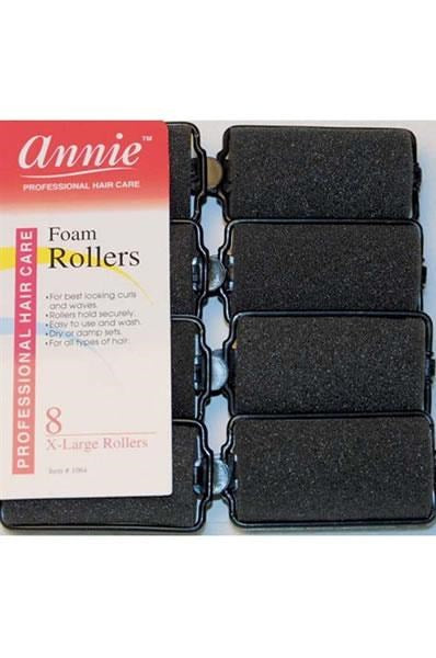 ANNIE Foam Rollers - Black / X-Large (1 1/4" Diameter)