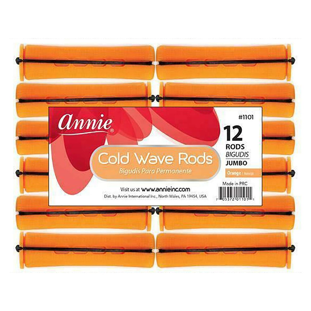 ANNIE Cold Wave Rods - Orange / Jumbo (7/8" Diameter) 12ct
