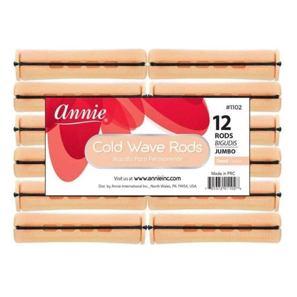 ANNIE Cold Wave Rods - Sand / Jumbo (3/4" Diameter) 12ct