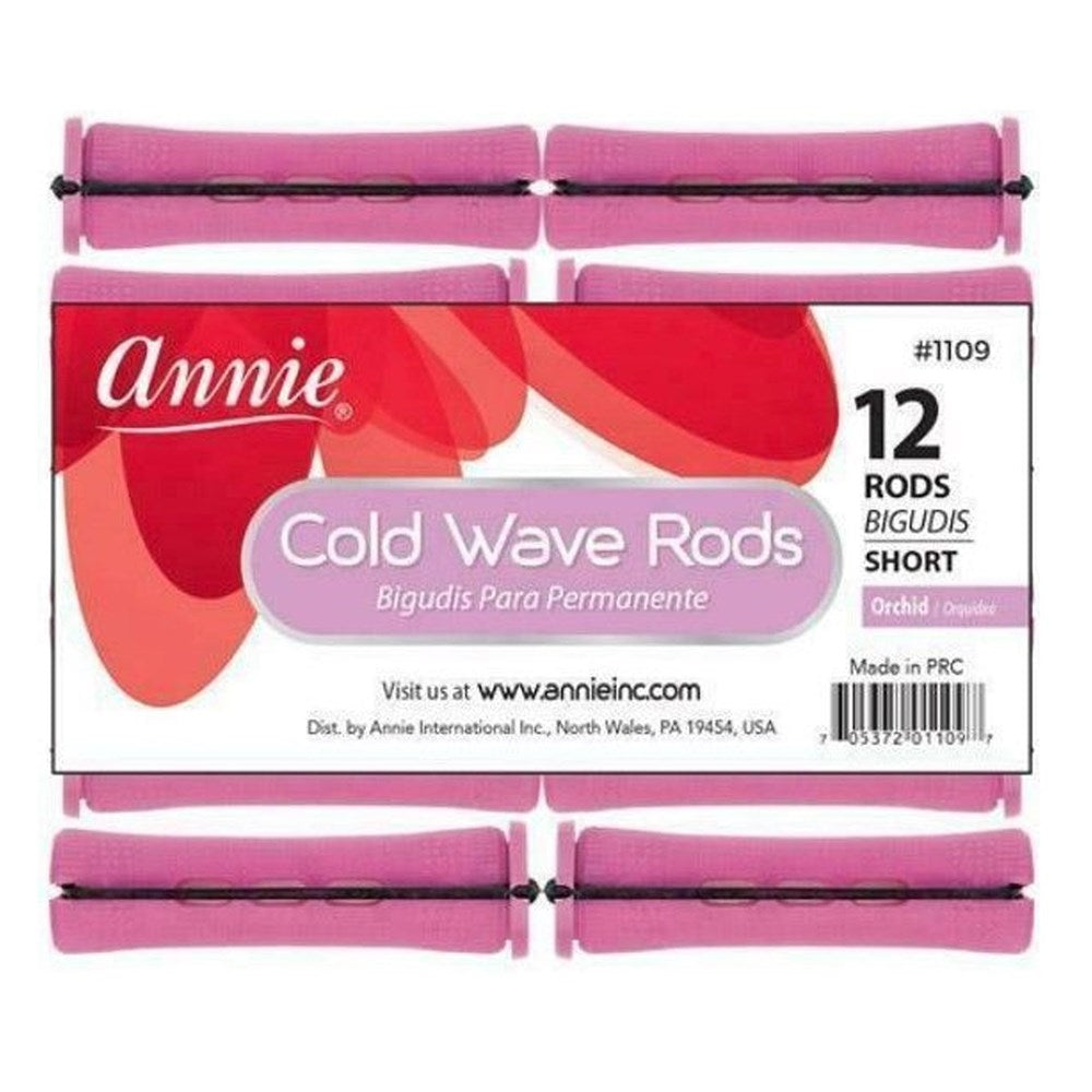 ANNIE Cold Wave Rods - Orchid / Short (7/10" Diameter) 12ct