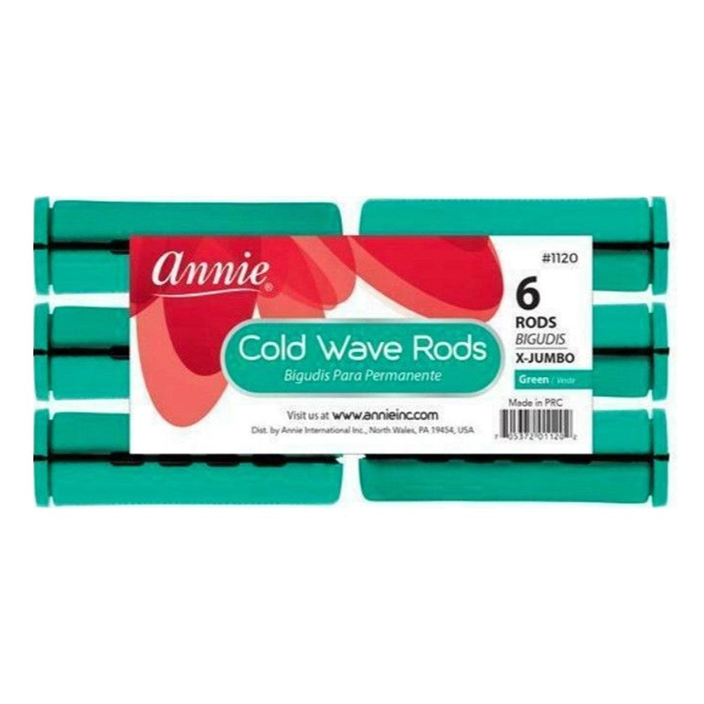 ANNIE Cold Wave Rods - Green / X-Jumbo (4/5" Diameter) 6ct