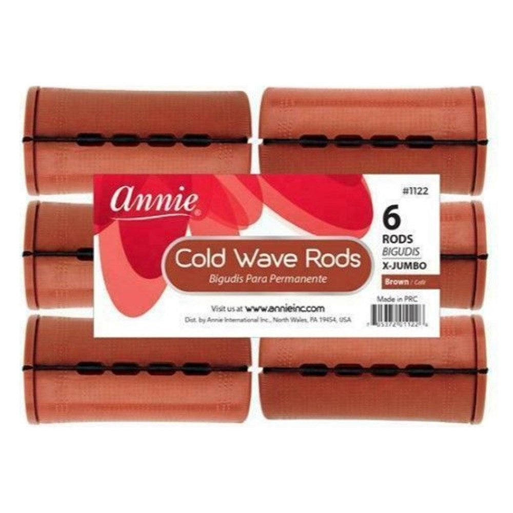 ANNIE Cold Wave Rods - Brown / X-Jumbo (1 1/2" Diameter) 6ct