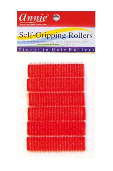ANNIE Self-Gripping Rollers - 1/2" Diameter 6ct (Red)