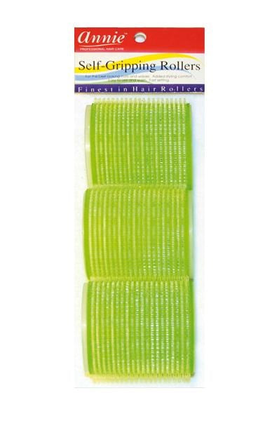 ANNIE Self-Gripping Rollers - 2 1/4" Diameter 3ct (Green)