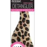 ANNIE Curved Handle Detangler - Leopard