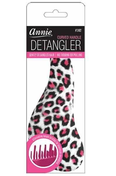 ANNIE Curved Handle Detangler - Cheetah