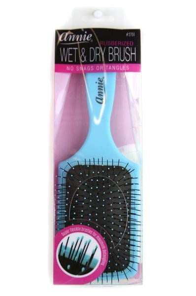ANNIE Rubberized Wet & Dry Brush - Light Blue