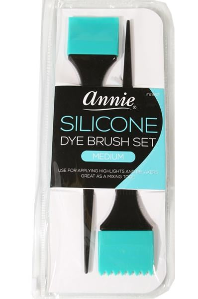 ANNIE Silicone Dye Brush Set (2pcs) - Medium