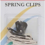 ANNIE Spring Clips 5cm - Silver (10pcs)