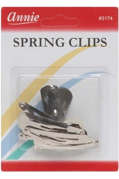 ANNIE Spring Clips 5cm - Silver (10pcs)