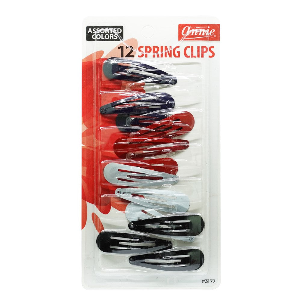ANNIE Spring Clips 5cm - Assorted (12pcs)