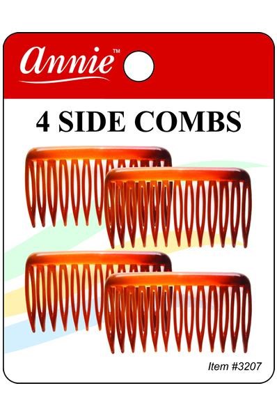 ANNIE 4 Side Combs Small - Assorted