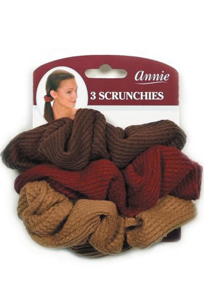 ANNIE 3pcs Hair Scrunchies - Assorted