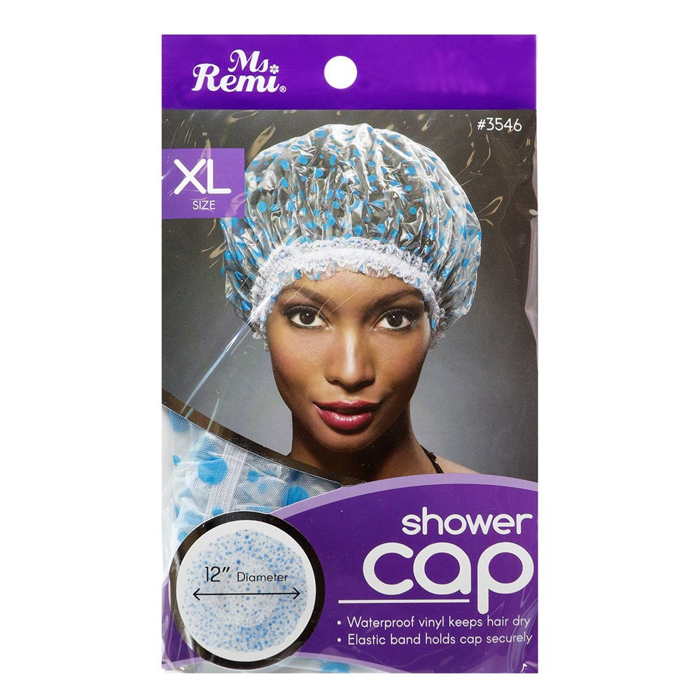 ANNIE Design Shower Cap [X-Large] - Blue Dot