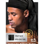ANNIE Mr. Durag Dreadlocks Tube with Strap - Black