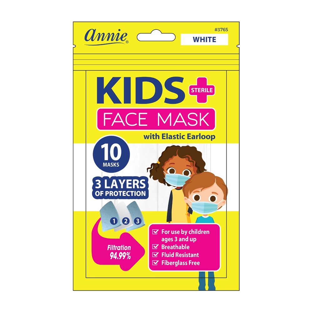 ANNIE Kids 10pcs Sterile Earloop Face Mask - White