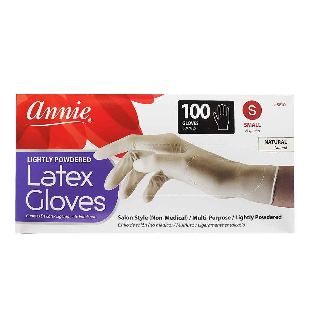 ANNIE Latex Gloves [100ct/Box] - Small